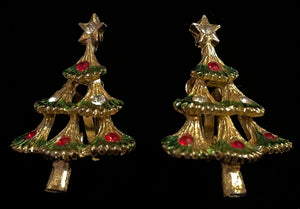 [Christmas Edition] Vintage Clip-on Earrings