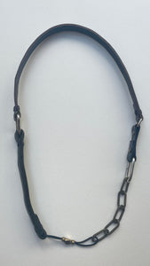 MIOA hair accessory ／ leather hair band ／ レザーカチューム