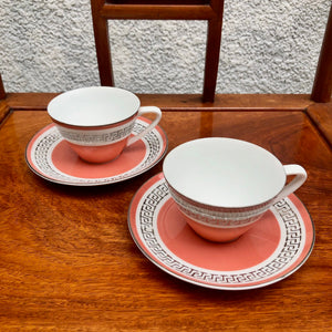 HOME DECOR／8A-61／cup & saucer／one set／WAKO