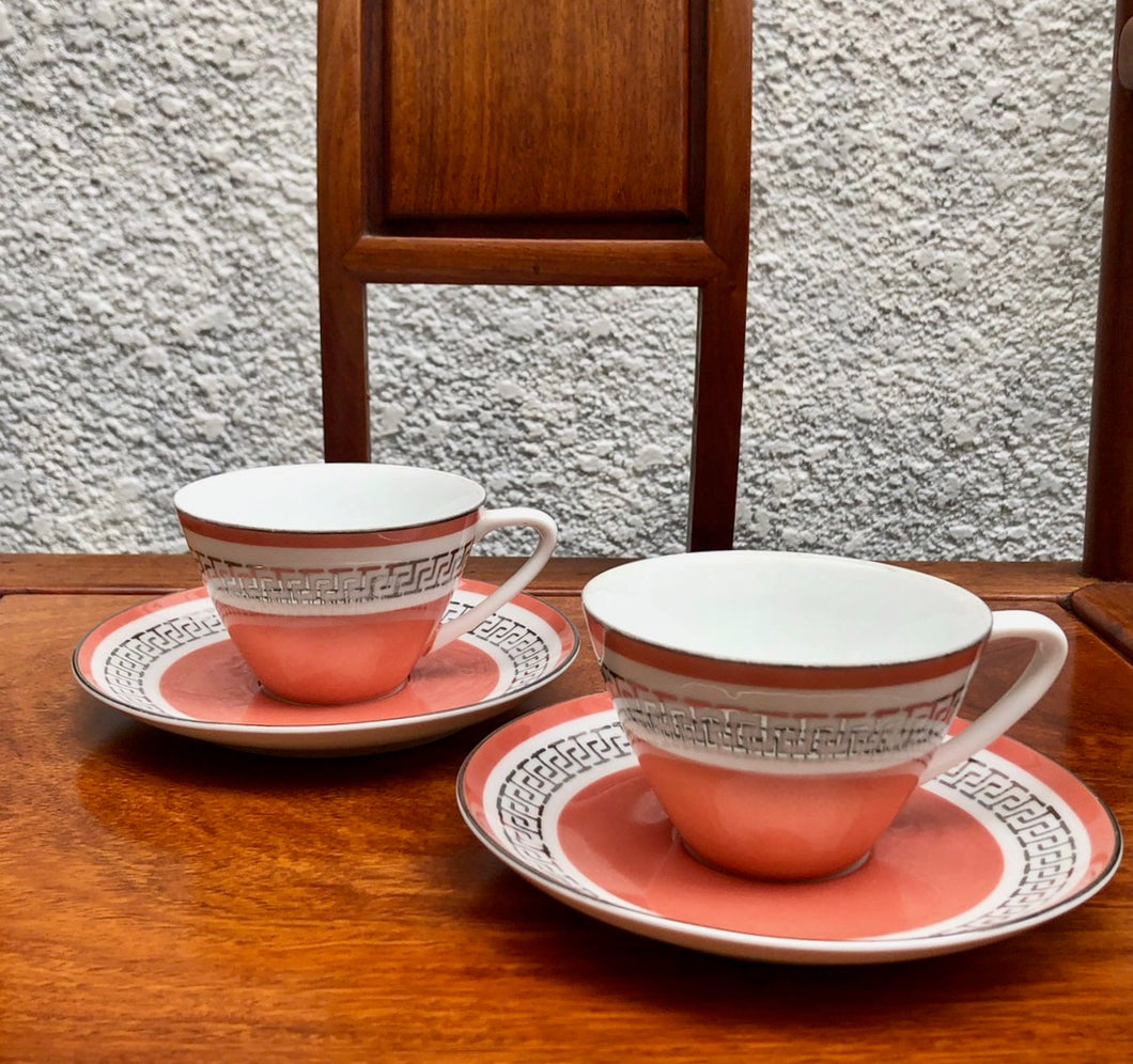 HOME DECOR／8A-61／cup & saucer／one set／WAKO