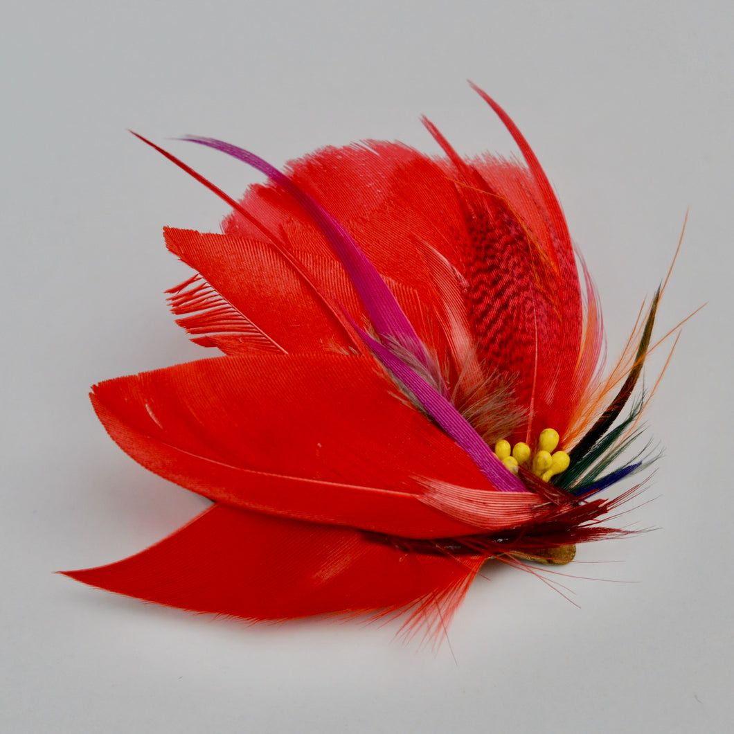 MIOA hair accessory／1A-9／feather hair clip