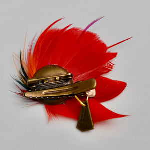 MIOA hair accessory／1A-9／feather hair clip