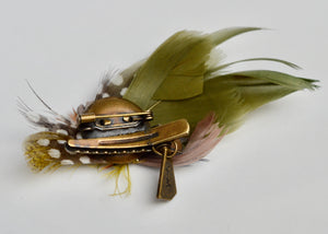 MIOA hair accessory／1A-8／feather hair clip