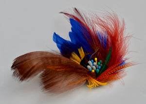 MIOA hair accessory／1A-4／feather hair clip