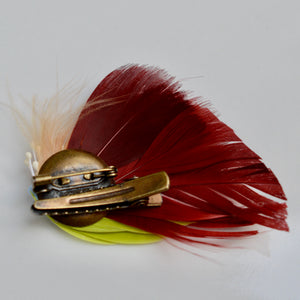 MIOA hair accessory／1A-6／feather hair clip