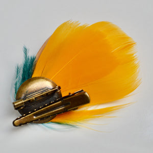 MIOA hair accessory／1A-2／feather hair clip