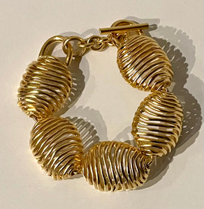 ART PALETTE／4C-14／LANVIN／vintage necklace, bracelet , clip-on earrings  set